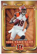 2013 Topps 1000 Yard Club #16 A.J. Green