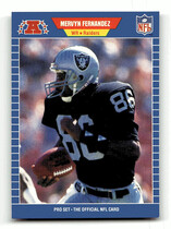 1989 Pro Set Base Set #553 Mervyn Fernandez