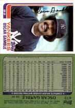 1982 Topps Base Set #472 Oscar Gamble