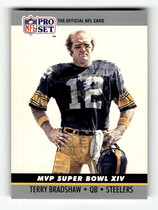 1990 Pro Set Super Bowl MVP's #14 Terry Bradshaw