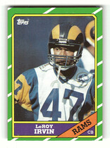 1986 Topps Base Set #90 LeRoy Irvin
