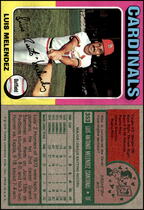 1975 Topps Minis #353 Luis Melendez
