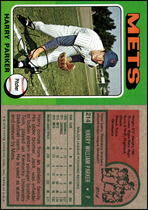 1975 Topps Minis #214 Harry Parker