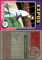 1975 Topps Minis #521 Dennis Blair
