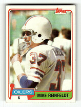 1981 Topps Base Set #491 Mike Reinfeldt
