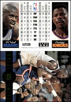 1993 SkyBox Showdown Series #SS2 O'Neal vs Ewing