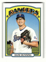 2021 Topps Heritage High Number #651 Dane Dunning