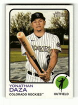 2022 Topps Heritage #297 Yonathan Daza