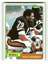 1981 Topps Base Set #152 Ross Browner