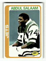 1978 Topps Base Set #101 Abdul Salaam