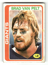 1978 Topps Base Set #270 Brad Van Pelt