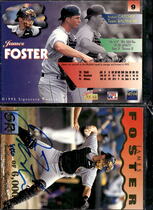 1995 Signature Rookies Previews Signatures #9 Jim Foster