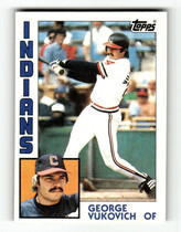 1984 Topps Base Set #638 George Vuckovich