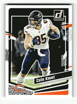 2023 Donruss Base Set #49 Cole Kmet