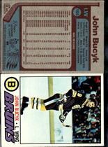 1977 Topps Base Set #155 Johnny Bucyk