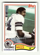 1982 Topps Base Set #327 Everson Walls