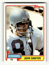 1981 Topps Base Set #233 John Sawyer
