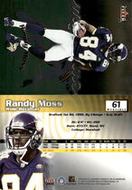 2000 Fleer Mystique #61 Randy Moss