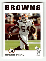 2004 Topps Base Set #214 Andra Davis