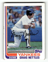 1982 Topps Base Set #505 Graig Nettles