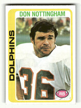 1978 Topps Base Set #162 Don Nottingham