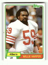 1981 Topps Base Set #109 Willie Harper