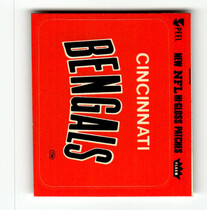 1980 Fleer Team Action Stickers #10L Cincinnati Bengals