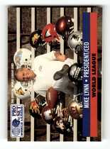 1991 Pro Set WLAF Inserts #WL1 Mike Lynn