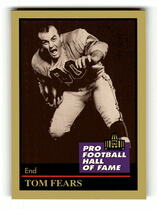 1991 ENOR Pro Football HOF #40 Tom Fears
