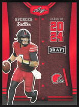 2023 Leaf Draft Red #80 Spencer Rattler