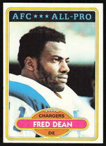 1980 Topps Base Set #392 Fred Dean