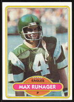 1980 Topps Base Set #227 Max Runager
