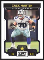 2023 Score Base Set #232 Zack Martin