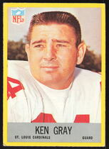 1967 Philadelphia Base Set #160 Ken Gray