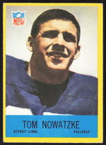 1967 Philadelphia Base Set #69 Tom Nowatzke