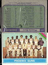 1975 Topps Base Set #217 Phoenix Suns