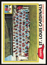 1981 Topps Base Set #684 Cardinals Team