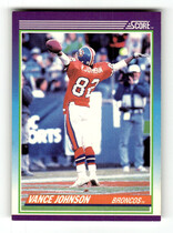 1990 Score Base Set #182 Vance Johnson