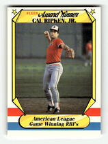 1987 Fleer Award Winners #33 Cal Ripken Jr.