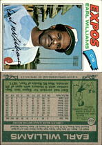 1977 Topps Base Set #223 Earl Williams
