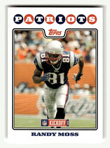 2008 Topps Kickoff #64 Randy Moss
