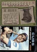 1971 Topps Base Set #726 Paul Popovich