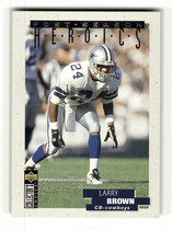 1995 Upper Deck Collectors Choice Update Post Season Heroics #20 Larry Brown