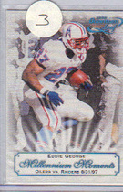 2000 Leaf Quantum Leaf Millennium Moments #MM9 Eddie George