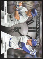 2023 Topps Update Time Spanning Tandems Black #TS-14 Freddie Freeman|Steve Garvey