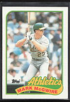 1989 Topps Base Set #70 Mark McGwire