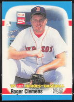 1989 Fleer Heroes of Baseball #8 Roger Clemens