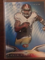 2014 Topps Platinum Blue Wave Refractor #44 Colin Kaepernick