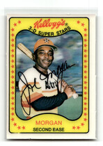 1981 Kelloggs Base Set #22 Joe Morgan