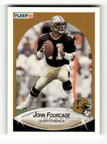 1990 Fleer Base Set #186 John Fourcade